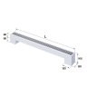 Конвектор напольный Royal Thermo STEP-80/130/1100-1-N-WT-LG-NA