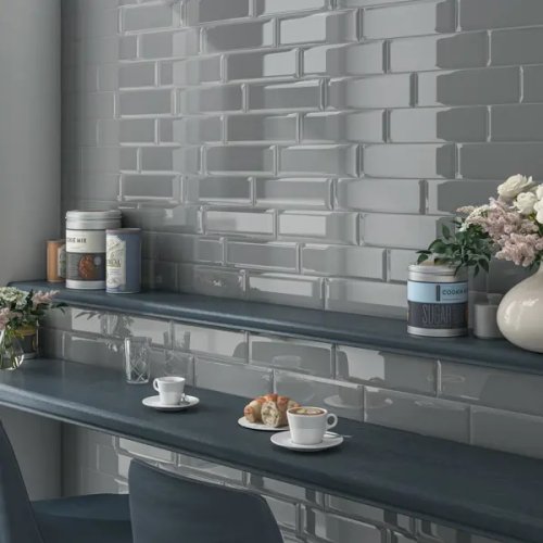 Настенная плитка Kerama Marazzi Аккорд 8.5x28.5 см 0.97 м² глянцевая цвет дымчато-темный