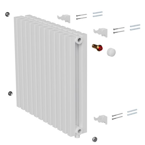 Дизайн-радиатор Royal Thermo Shift Q30 VC2050 - 20 секц. RAL9016