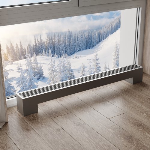 Конвектор напольный Royal Thermo STEP-130/130/1100-2-N-SS-LG-NA