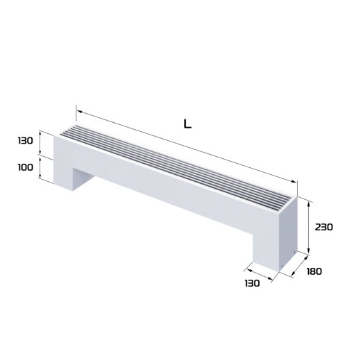Конвектор напольный Royal Thermo STEP-130/180/900-2-N-WT-LG-NA