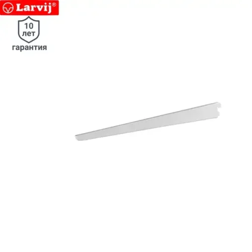 Кронштейн для полок ЛДСП Larvij 47 см нагрузка до 30 кг цвет белый