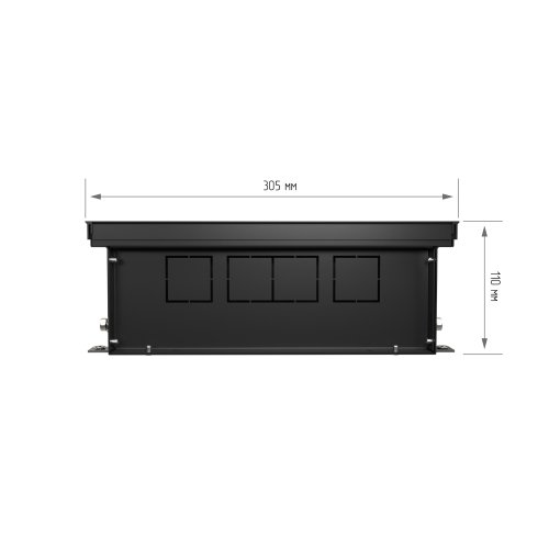 Конвектор внутрипольный Royal Thermo ATRIUM TURBO-110/300/1400-DG-U-DB
