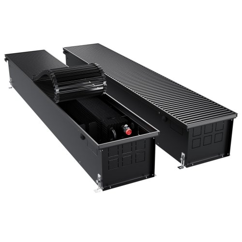 Конвектор внутрипольный Royal Thermo ATRIUM TURBO-190/250/2500-DG-U-BL