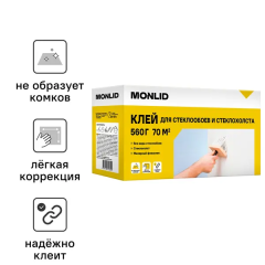 Клей MONLID для стеклообоев MONLID 70 м²