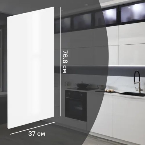 Фальшпанель для кухонного шкафа Аша 37x76.8 см KONSENSA ДСП цвет белый