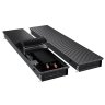 Конвектор внутрипольный Royal Thermo ATRIUM TURBO-90/300/2500-DG-U-BL