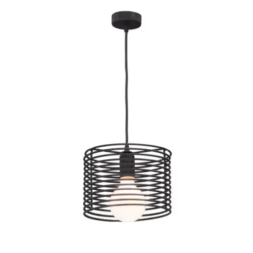 Подвесной светильник Vitaluce Vakero black 1 лампа 3м² Е27 цвет черный