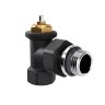 Набор термостатический угловой Royal Thermo Design 1/2М30х1,5 (Черный)
