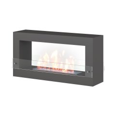 Биокамин SteelHeat FRAME ONE 900 серый (Стекло)
