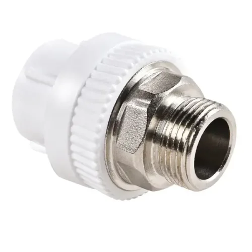 Муфта комбинированная РВК 1 1/2"x50 мм НР полипропилен 050106