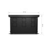 Конвектор внутрипольный Royal Thermo ATRIUM TURBO-190/300/1300-DG-U-LB