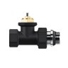 Набор термостатический прямой Royal Thermo Design 1/2М30х1,5 (Черный)