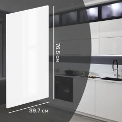 Фасад кухонного шкафа Аша 39.7x76.5 см KONSENSA ЛДСП цвет белый