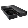 Конвектор внутрипольный Royal Thermo ATRIUM TURBO-190/400/1900-DG-U-BL