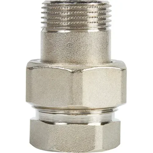Сгон прямой американка Stout 3/4" НР-ВР мм латунь