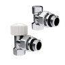 Набор термостатический угловой Royal Thermo Design 1/2М30х1,5 (Хром)
