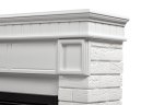 Портал Firelight Bricks 30 камень белый, белая эмаль
