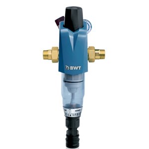 Сетчатый фильтр очистки воды BWT Infinity M 1" HWS с модульным подключением и редуктором давл-я