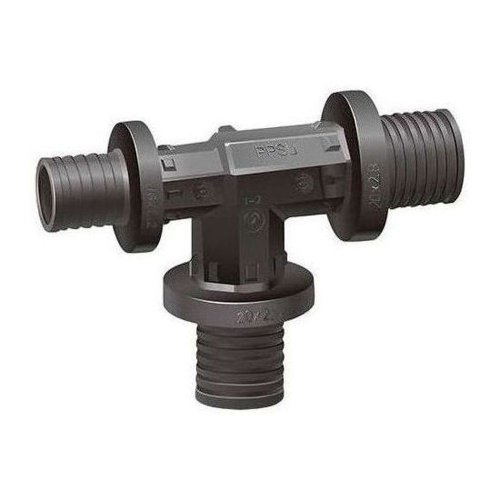 Тройник VARMEGA Slide-fit переходной, 25×25×20, аксиальный, PPSU, VM50516