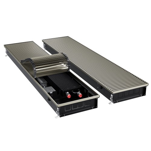 Конвектор внутрипольный Royal Thermo ATRIUM TURBO-90/300/2400-DG-U-LB