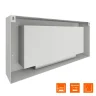 Биокамин SteelHeat WALL LONG 1200 белый