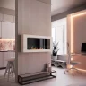 Биокамин SteelHeat WALL LONG 1200 белый