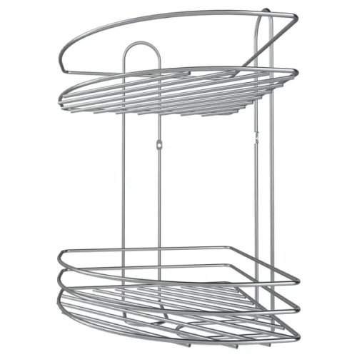 Полка для ванной Lemer Nil 23x34.5 см металл цвет хром