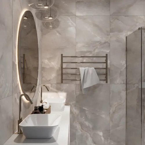 Глазурованный керамогранит Arcadia Ceramica Aster Beige 60x120 см 1.44 м² матовый цвет бежевый