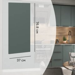 Фальшпанель для кухонного шкафа Инта 37x76.8 см KONSENSA МДФ цвет зеленый