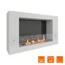 Биокамин SteelHeat WALL LONG 900 белый