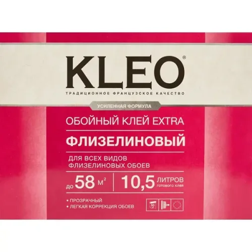 Клей для флизелиновых обоев Kleo 0.4 кг 58 м2
