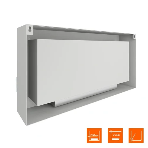 Биокамин SteelHeat WALL ONE 1100 белый