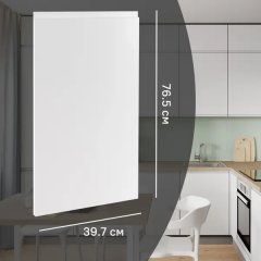 Фасад кухонного шкафа Токио 39.7x76.5 см KONSENSA МДФ цвет белый