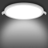 Светильник точечный LED встраиваемый Apeyron 06-22 отверстие 155мм 12 м² нейтральный белый свет цвет белый
