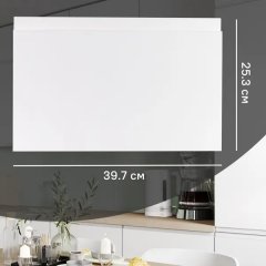 Фасад кухонного шкафа Токио 39.7x25.3 см KONSENSA МДФ цвет белый