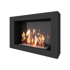 Биокамин SteelHeat WALL ONE 800 черный (Стемалит)