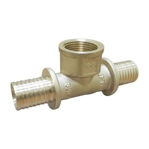 Тройник VARMEGA Slide-fit ВР, 32х1, латунь, аксиальный, VM51119