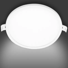 Светильник точечный LED встраиваемый Apeyron 06-20 отверстие 129мм 12 м² нейтральный белый свет цвет белый