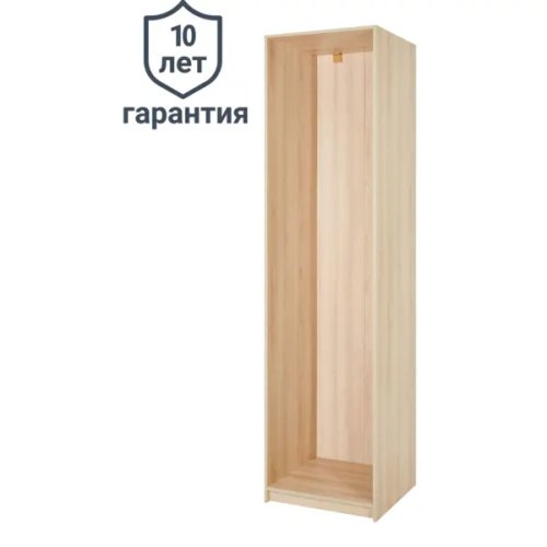 Каркас шкафа Лион 60x232.2x41.7 см ЛДСП цвет дуб комано с петлями