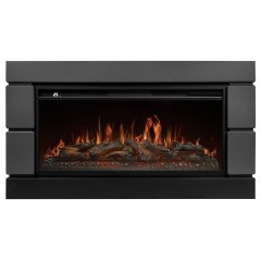 Каминокомплект: Очаг Royal Thermo Aurora RTFP/P-AR40LS, портал Moderno 42/40/36, графит
