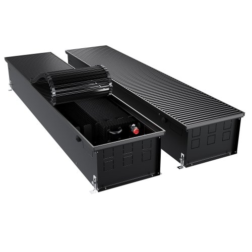 Конвектор внутрипольный Royal Thermo ATRIUM TURBO-190/300/1300-DG-U-BL