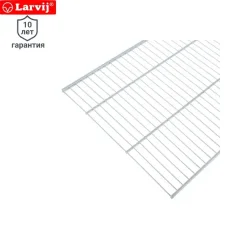 Полка проволочная Larvij 60.3x40.6 см металл цвет белый