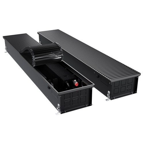 Конвектор внутрипольный Royal Thermo ATRIUM TURBO-150/250/1400-DG-U-BL