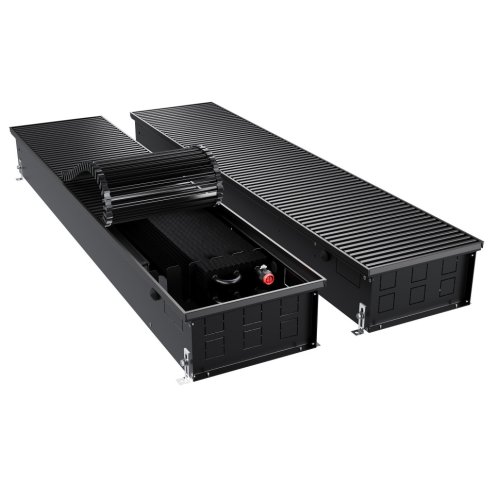 Конвектор внутрипольный Royal Thermo ATRIUM TURBO-150/300/2500-DG-U-BL