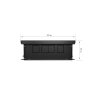 Конвектор внутрипольный Royal Thermo ATRIUM-110/300/1000-DG-U-BL