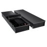 Конвектор внутрипольный Royal Thermo ATRIUM TURBO-150/400/1100-DG-U-BL