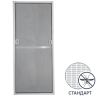 Рамочная москитная сетка 120x56 см к окну ПВХ 130x120 см белая