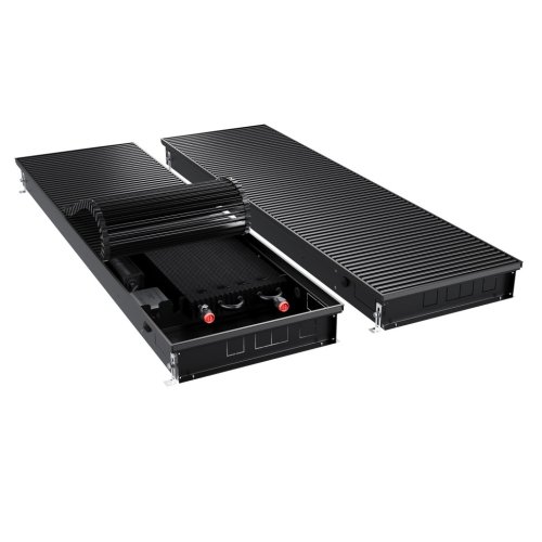 Конвектор внутрипольный Royal Thermo ATRIUM TURBO-90/400/1100-DG-U-BL