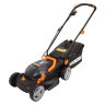 Газонокосилка аккумуляторная Worx WP770E 40 В 34 см 2x2.5 Ач АКБ и ЗУ входит в комплект